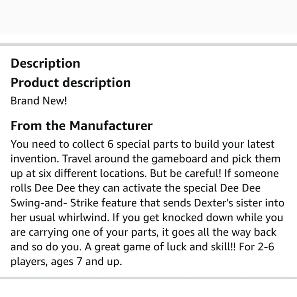 DEXTER'S LABORATORY The Incredible Invention vs. Dee Dee board game NIB - Picture 2 of 8